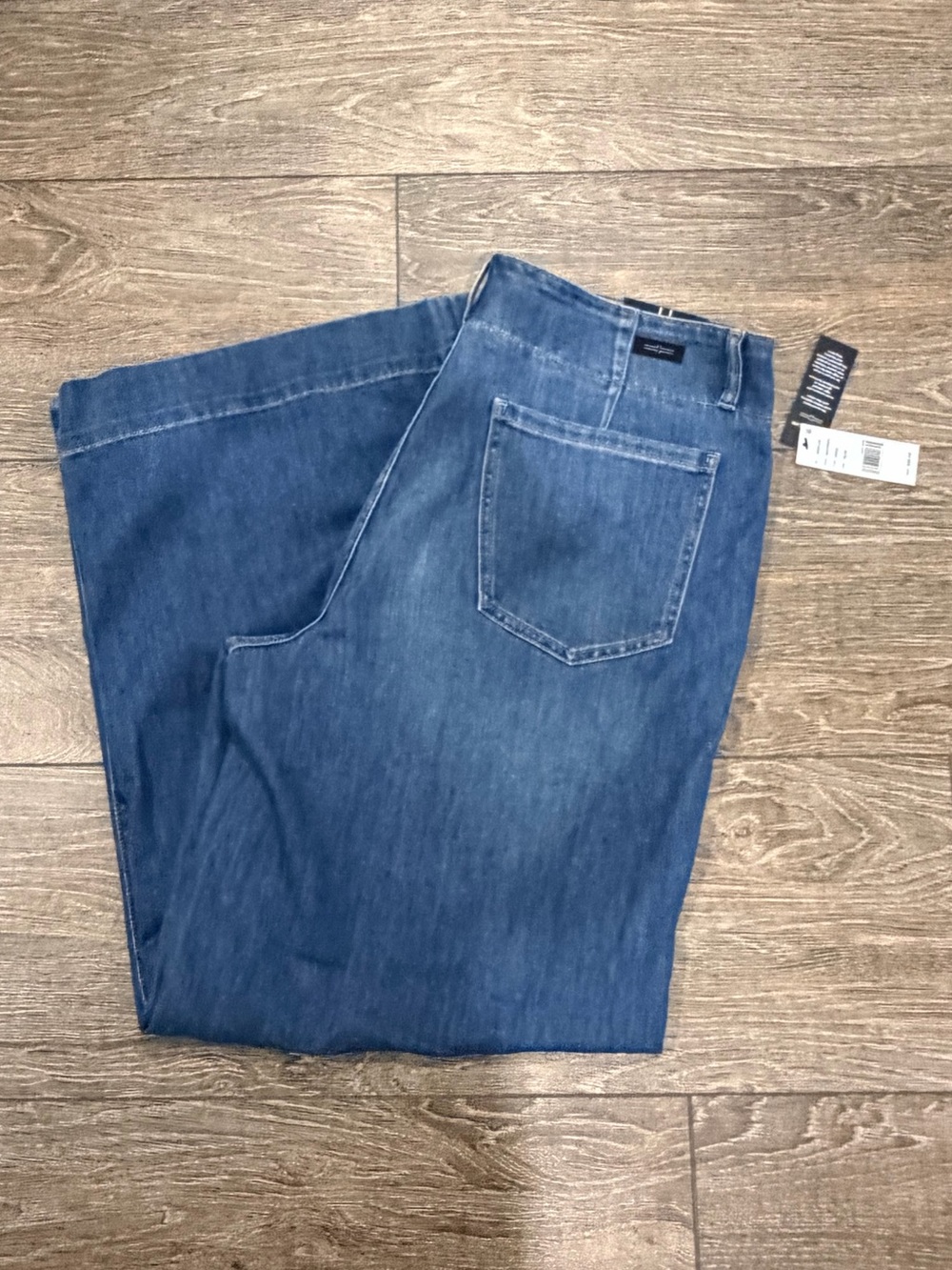 Liverpool Wide Leg Jeans Blue Waist 16/33 NWT